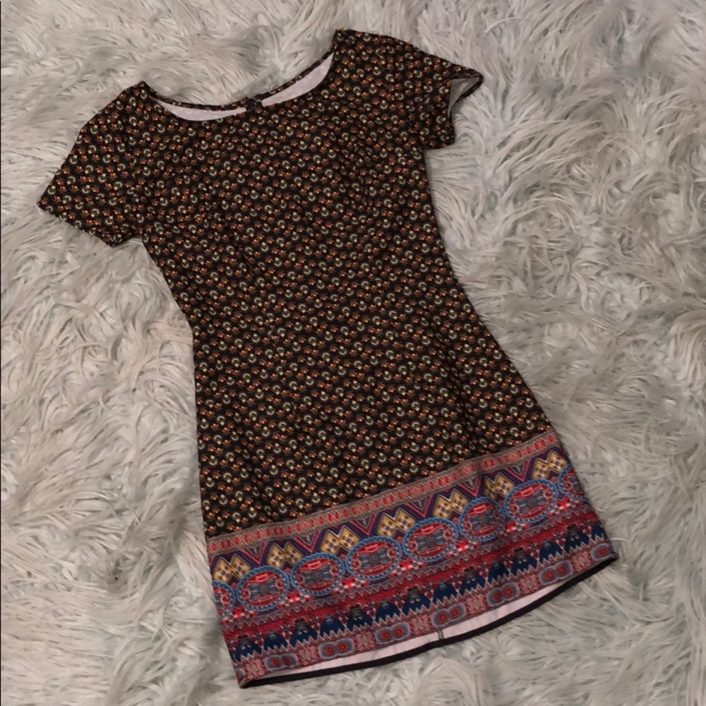 Hollister printed short sleeve mini dress